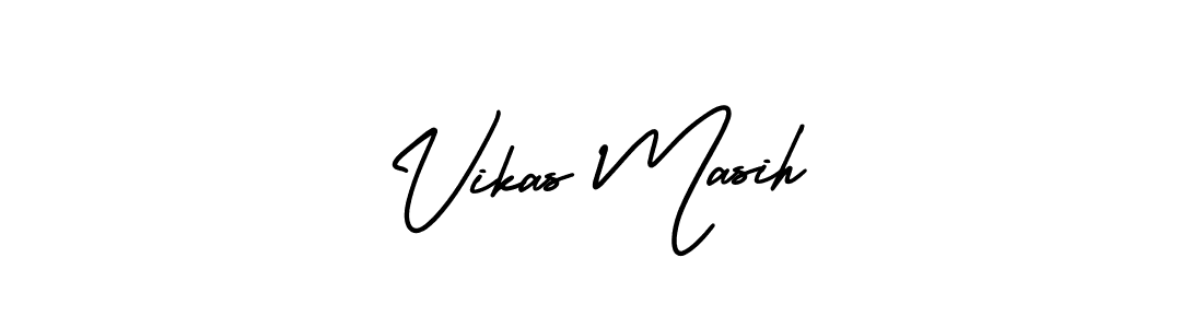 Use a signature maker to create a handwritten signature online. With this signature software, you can design (AmerikaSignatureDemo-Regular) your own signature for name Vikas Masih. Vikas Masih signature style 3 images and pictures png