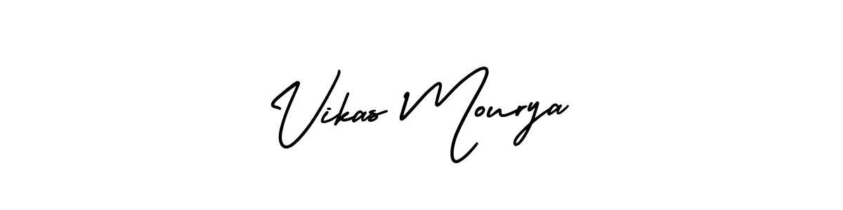 Make a beautiful signature design for name Vikas Mourya. Use this online signature maker to create a handwritten signature for free. Vikas Mourya signature style 3 images and pictures png