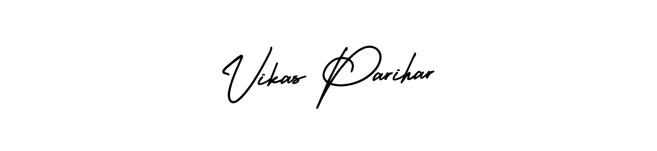 Design your own signature with our free online signature maker. With this signature software, you can create a handwritten (AmerikaSignatureDemo-Regular) signature for name Vikas Parihar. Vikas Parihar signature style 3 images and pictures png