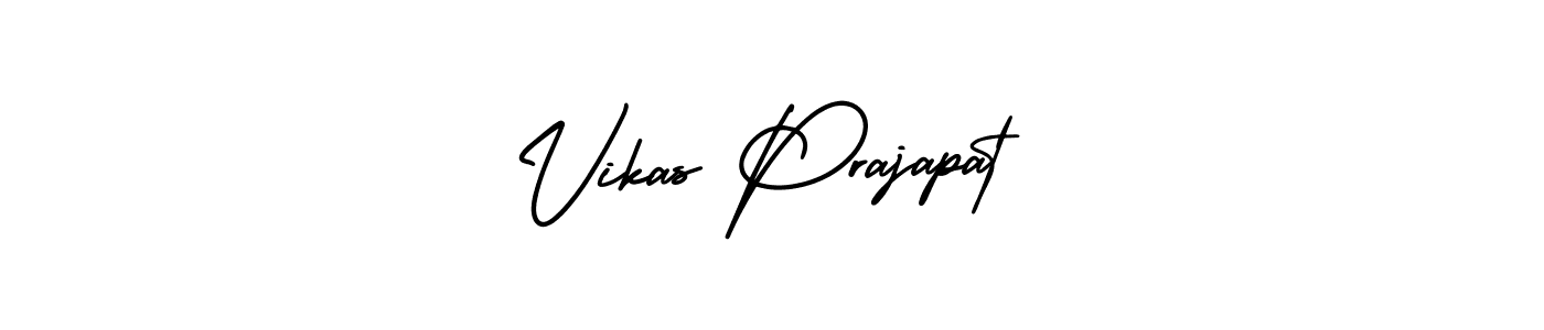 Make a beautiful signature design for name Vikas Prajapat. With this signature (AmerikaSignatureDemo-Regular) style, you can create a handwritten signature for free. Vikas Prajapat signature style 3 images and pictures png