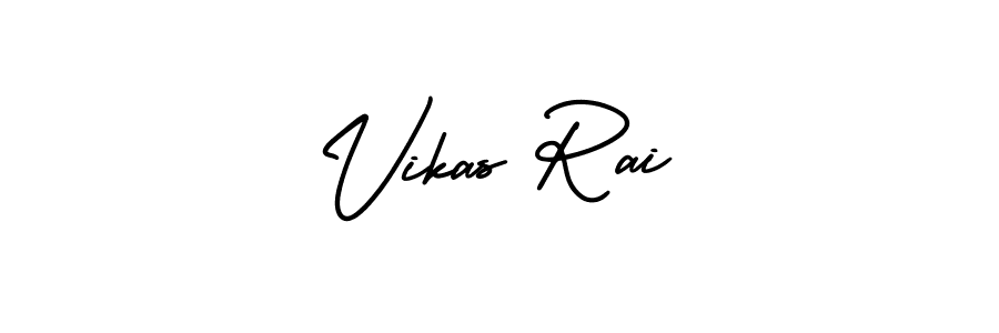 This is the best signature style for the Vikas Rai name. Also you like these signature font (AmerikaSignatureDemo-Regular). Mix name signature. Vikas Rai signature style 3 images and pictures png