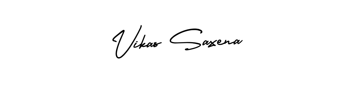 Use a signature maker to create a handwritten signature online. With this signature software, you can design (AmerikaSignatureDemo-Regular) your own signature for name Vikas Saxena. Vikas Saxena signature style 3 images and pictures png