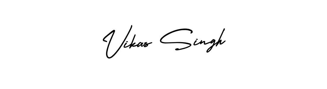 It looks lik you need a new signature style for name Vikas Singh. Design unique handwritten (AmerikaSignatureDemo-Regular) signature with our free signature maker in just a few clicks. Vikas Singh signature style 3 images and pictures png