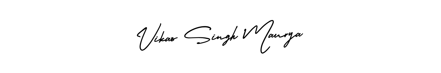 Design your own signature with our free online signature maker. With this signature software, you can create a handwritten (AmerikaSignatureDemo-Regular) signature for name Vikas Singh Maurya. Vikas Singh Maurya signature style 3 images and pictures png