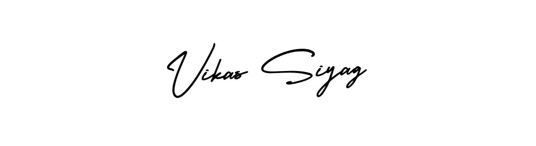 Also You can easily find your signature by using the search form. We will create Vikas Siyag name handwritten signature images for you free of cost using AmerikaSignatureDemo-Regular sign style. Vikas Siyag signature style 3 images and pictures png