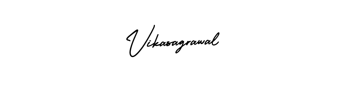 Vikasagrawal stylish signature style. Best Handwritten Sign (AmerikaSignatureDemo-Regular) for my name. Handwritten Signature Collection Ideas for my name Vikasagrawal. Vikasagrawal signature style 3 images and pictures png