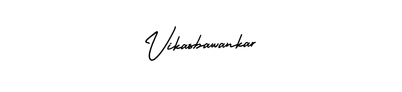 How to make Vikasbawankar signature? AmerikaSignatureDemo-Regular is a professional autograph style. Create handwritten signature for Vikasbawankar name. Vikasbawankar signature style 3 images and pictures png