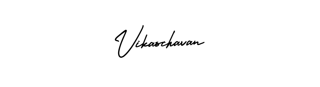 It looks lik you need a new signature style for name Vikaschavan. Design unique handwritten (AmerikaSignatureDemo-Regular) signature with our free signature maker in just a few clicks. Vikaschavan signature style 3 images and pictures png