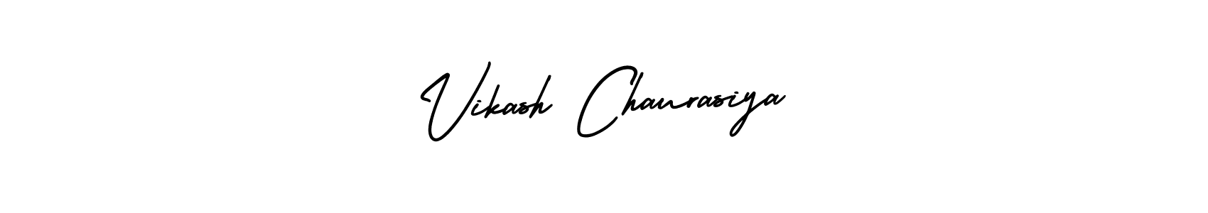 Also You can easily find your signature by using the search form. We will create Vikash Chaurasiya name handwritten signature images for you free of cost using AmerikaSignatureDemo-Regular sign style. Vikash Chaurasiya signature style 3 images and pictures png