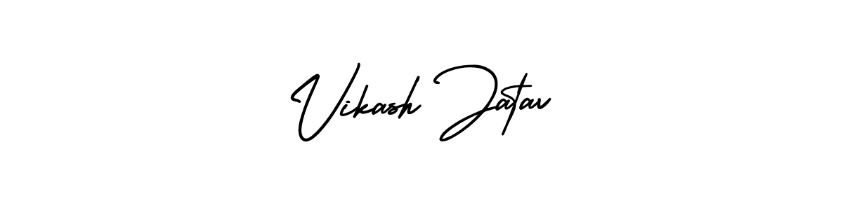 How to make Vikash Jatav name signature. Use AmerikaSignatureDemo-Regular style for creating short signs online. This is the latest handwritten sign. Vikash Jatav signature style 3 images and pictures png