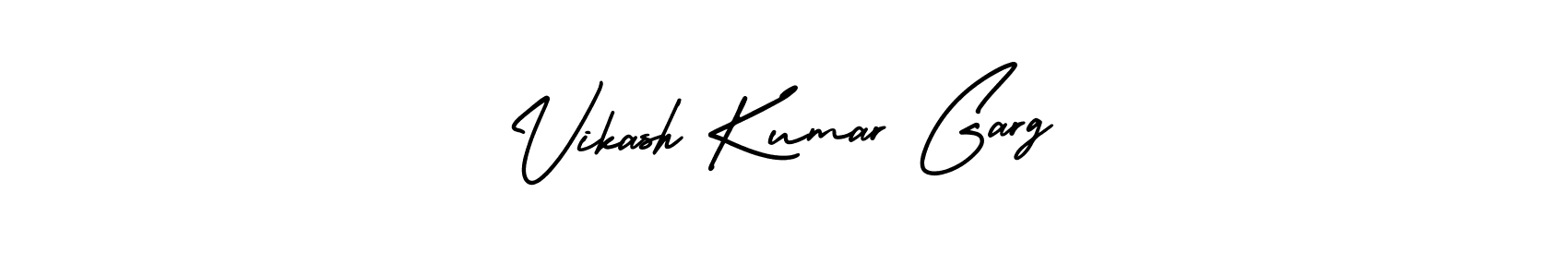 Use a signature maker to create a handwritten signature online. With this signature software, you can design (AmerikaSignatureDemo-Regular) your own signature for name Vikash Kumar Garg. Vikash Kumar Garg signature style 3 images and pictures png