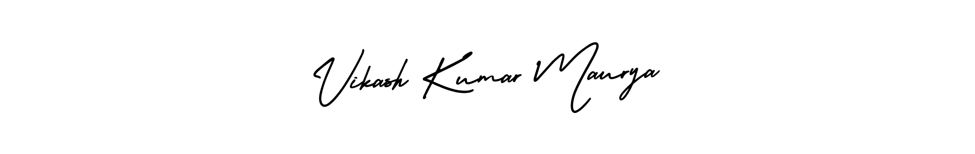 Also we have Vikash Kumar Maurya name is the best signature style. Create professional handwritten signature collection using AmerikaSignatureDemo-Regular autograph style. Vikash Kumar Maurya signature style 3 images and pictures png