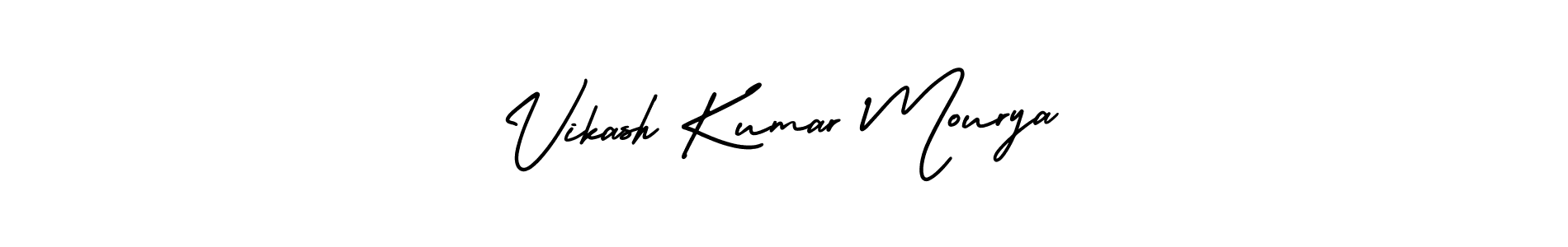 Create a beautiful signature design for name Vikash Kumar Mourya. With this signature (AmerikaSignatureDemo-Regular) fonts, you can make a handwritten signature for free. Vikash Kumar Mourya signature style 3 images and pictures png