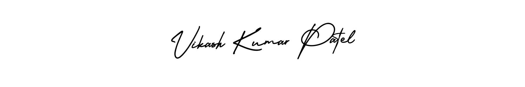 How to make Vikash Kumar Patel signature? AmerikaSignatureDemo-Regular is a professional autograph style. Create handwritten signature for Vikash Kumar Patel name. Vikash Kumar Patel signature style 3 images and pictures png