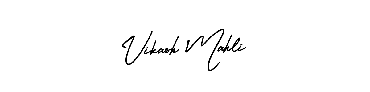 Also we have Vikash Mahli name is the best signature style. Create professional handwritten signature collection using AmerikaSignatureDemo-Regular autograph style. Vikash Mahli signature style 3 images and pictures png