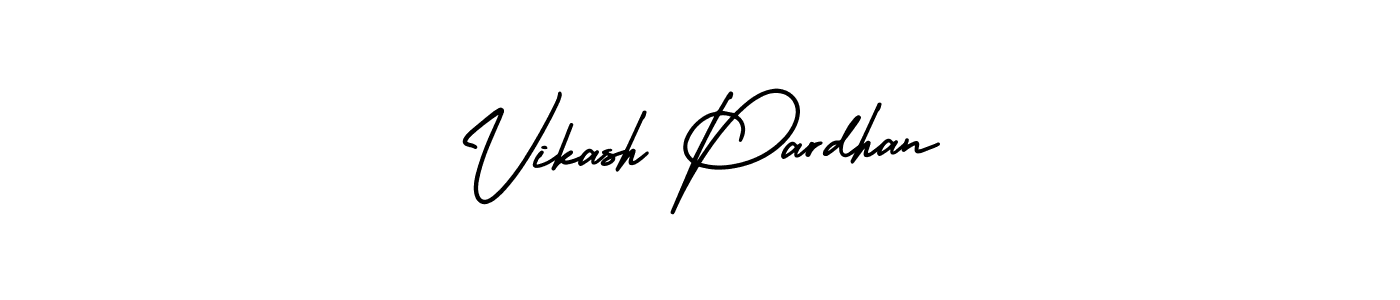 Use a signature maker to create a handwritten signature online. With this signature software, you can design (AmerikaSignatureDemo-Regular) your own signature for name Vikash Pardhan. Vikash Pardhan signature style 3 images and pictures png