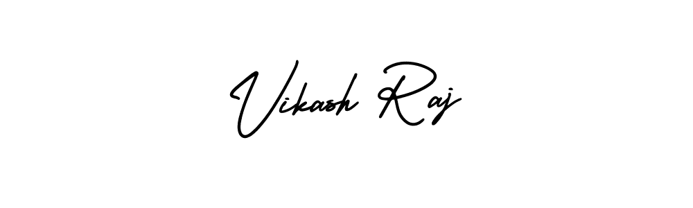 The best way (AmerikaSignatureDemo-Regular) to make a short signature is to pick only two or three words in your name. The name Vikash Raj include a total of six letters. For converting this name. Vikash Raj signature style 3 images and pictures png