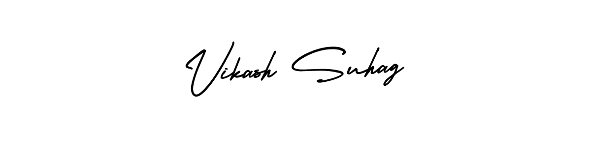 AmerikaSignatureDemo-Regular is a professional signature style that is perfect for those who want to add a touch of class to their signature. It is also a great choice for those who want to make their signature more unique. Get Vikash Suhag name to fancy signature for free. Vikash Suhag signature style 3 images and pictures png