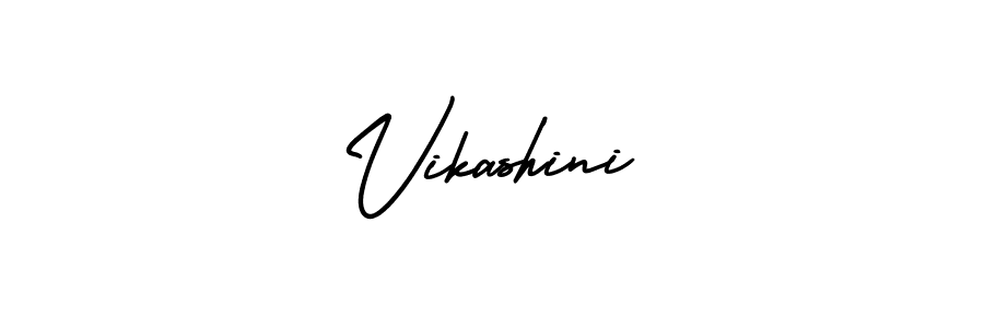 It looks lik you need a new signature style for name Vikashini. Design unique handwritten (AmerikaSignatureDemo-Regular) signature with our free signature maker in just a few clicks. Vikashini signature style 3 images and pictures png