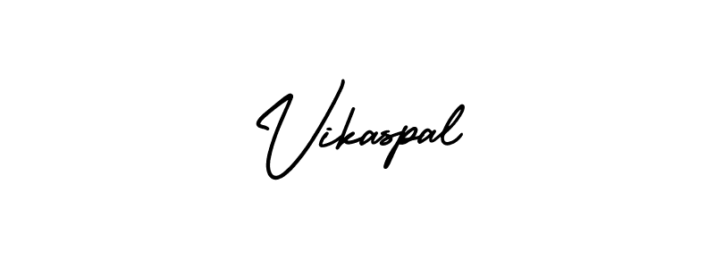Use a signature maker to create a handwritten signature online. With this signature software, you can design (AmerikaSignatureDemo-Regular) your own signature for name Vikaspal. Vikaspal signature style 3 images and pictures png