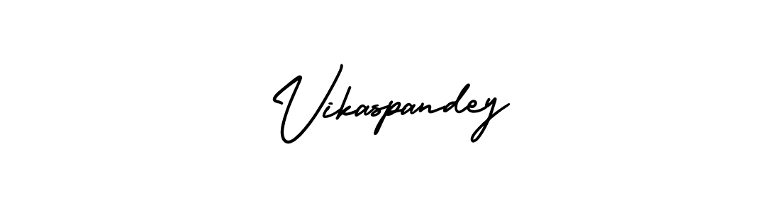 It looks lik you need a new signature style for name Vikaspandey. Design unique handwritten (AmerikaSignatureDemo-Regular) signature with our free signature maker in just a few clicks. Vikaspandey signature style 3 images and pictures png
