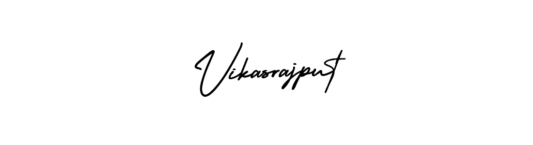 Use a signature maker to create a handwritten signature online. With this signature software, you can design (AmerikaSignatureDemo-Regular) your own signature for name Vikasrajput. Vikasrajput signature style 3 images and pictures png