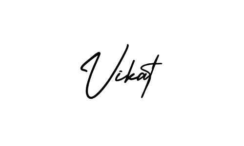 How to Draw Vikat signature style? AmerikaSignatureDemo-Regular is a latest design signature styles for name Vikat. Vikat signature style 3 images and pictures png