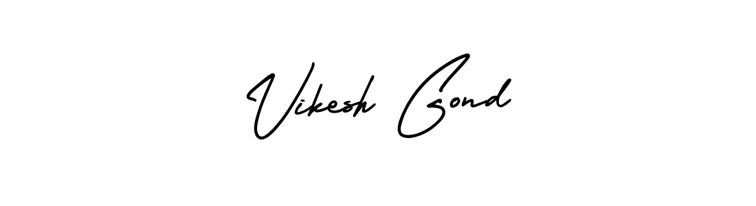 Best and Professional Signature Style for Vikesh Gond. AmerikaSignatureDemo-Regular Best Signature Style Collection. Vikesh Gond signature style 3 images and pictures png