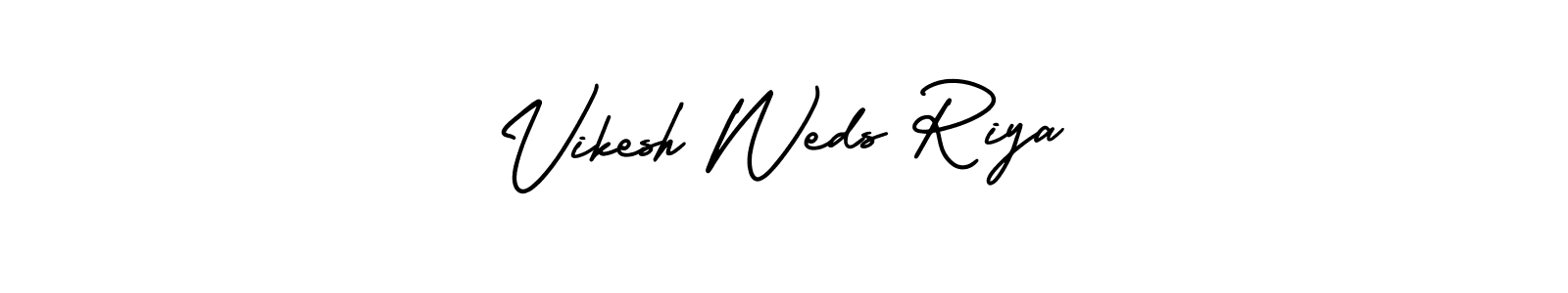 You can use this online signature creator to create a handwritten signature for the name Vikesh Weds Riya. This is the best online autograph maker. Vikesh Weds Riya signature style 3 images and pictures png