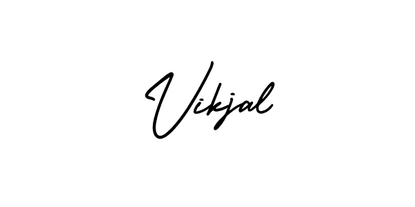 Check out images of Autograph of Vikjal name. Actor Vikjal Signature Style. AmerikaSignatureDemo-Regular is a professional sign style online. Vikjal signature style 3 images and pictures png
