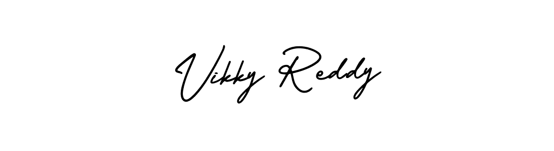 if you are searching for the best signature style for your name Vikky Reddy. so please give up your signature search. here we have designed multiple signature styles  using AmerikaSignatureDemo-Regular. Vikky Reddy signature style 3 images and pictures png