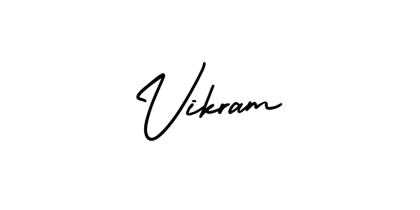 AmerikaSignatureDemo-Regular is a professional signature style that is perfect for those who want to add a touch of class to their signature. It is also a great choice for those who want to make their signature more unique. Get Vikram name to fancy signature for free. Vikram signature style 3 images and pictures png