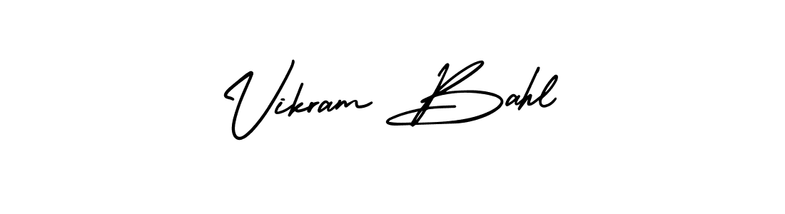 How to Draw Vikram Bahl signature style? AmerikaSignatureDemo-Regular is a latest design signature styles for name Vikram Bahl. Vikram Bahl signature style 3 images and pictures png