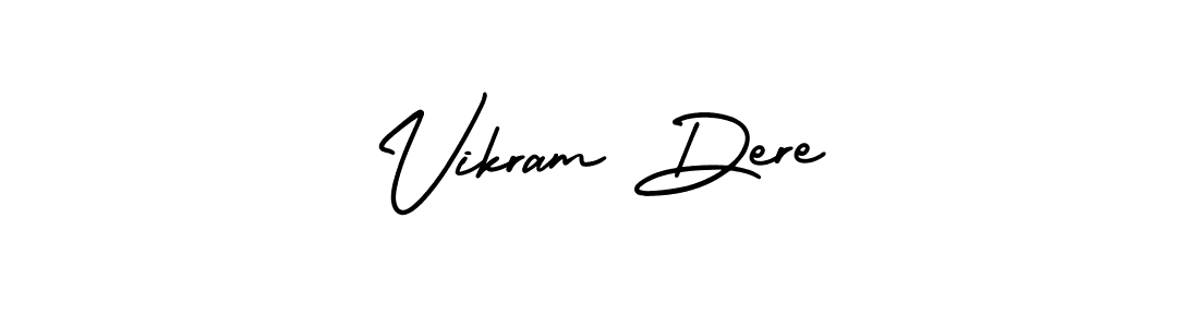 Vikram Dere stylish signature style. Best Handwritten Sign (AmerikaSignatureDemo-Regular) for my name. Handwritten Signature Collection Ideas for my name Vikram Dere. Vikram Dere signature style 3 images and pictures png
