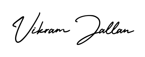 Turn your name Vikram Jallan into a signature brand with AmerikaSignatureDemo-Regular styling. Download in standard PNG or transparent format anytime. Vikram Jallan signature style 3 images and pictures png