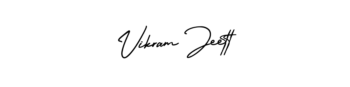 You can use this online signature creator to create a handwritten signature for the name Vikram Jeett. This is the best online autograph maker. Vikram Jeett signature style 3 images and pictures png
