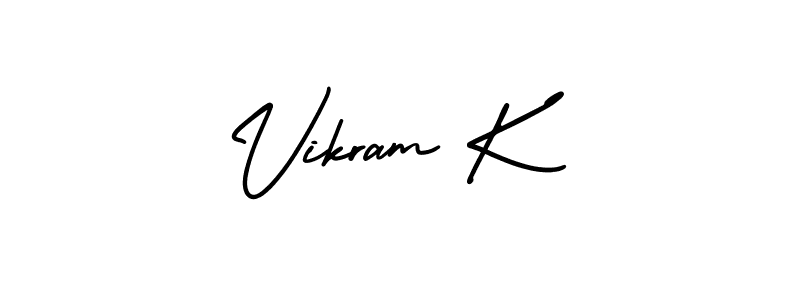 Here are the top 10 professional signature styles for the name Vikram K. These are the best autograph styles you can use for your name. Vikram K signature style 3 images and pictures png