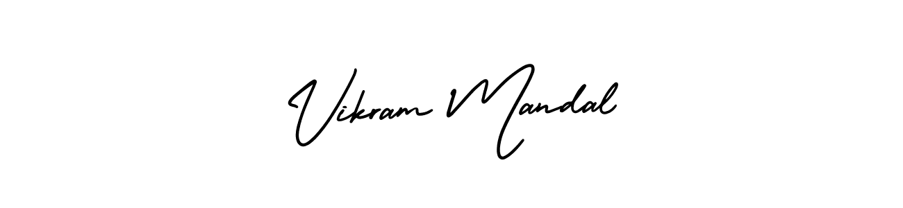 Similarly AmerikaSignatureDemo-Regular is the best handwritten signature design. Signature creator online .You can use it as an online autograph creator for name Vikram Mandal. Vikram Mandal signature style 3 images and pictures png