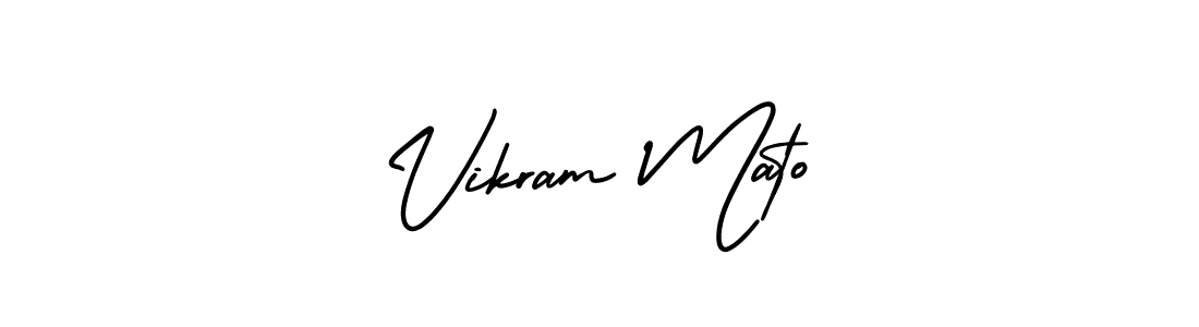 Make a short Vikram Mato signature style. Manage your documents anywhere anytime using AmerikaSignatureDemo-Regular. Create and add eSignatures, submit forms, share and send files easily. Vikram Mato signature style 3 images and pictures png