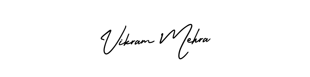 Create a beautiful signature design for name Vikram Mehra. With this signature (AmerikaSignatureDemo-Regular) fonts, you can make a handwritten signature for free. Vikram Mehra signature style 3 images and pictures png
