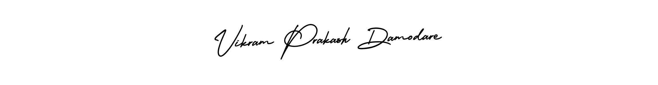 Design your own signature with our free online signature maker. With this signature software, you can create a handwritten (AmerikaSignatureDemo-Regular) signature for name Vikram Prakash Damodare. Vikram Prakash Damodare signature style 3 images and pictures png