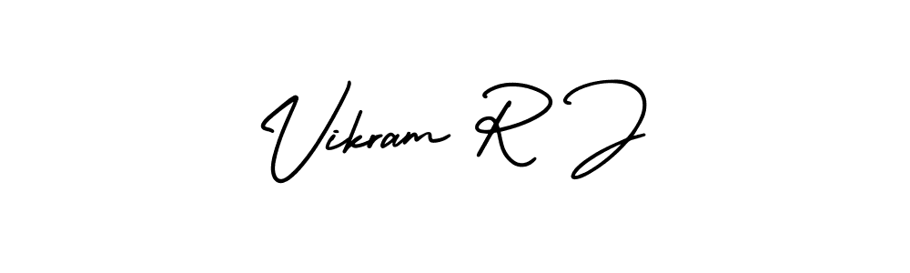 Best and Professional Signature Style for Vikram R J. AmerikaSignatureDemo-Regular Best Signature Style Collection. Vikram R J signature style 3 images and pictures png