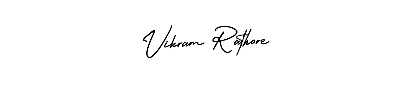 How to make Vikram Rathore signature? AmerikaSignatureDemo-Regular is a professional autograph style. Create handwritten signature for Vikram Rathore name. Vikram Rathore signature style 3 images and pictures png