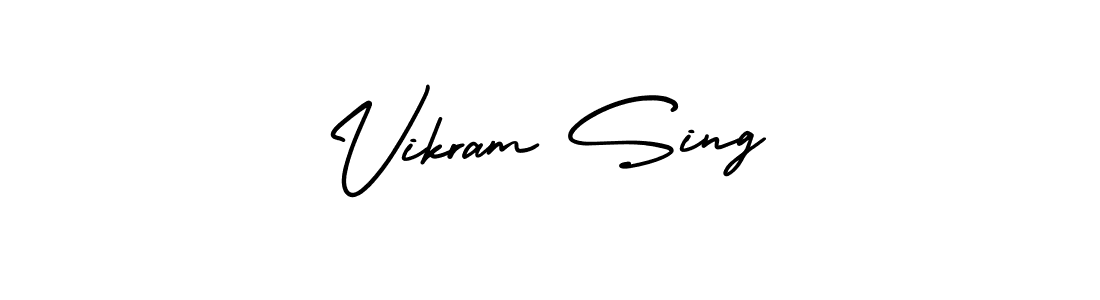 How to make Vikram Sing signature? AmerikaSignatureDemo-Regular is a professional autograph style. Create handwritten signature for Vikram Sing name. Vikram Sing signature style 3 images and pictures png