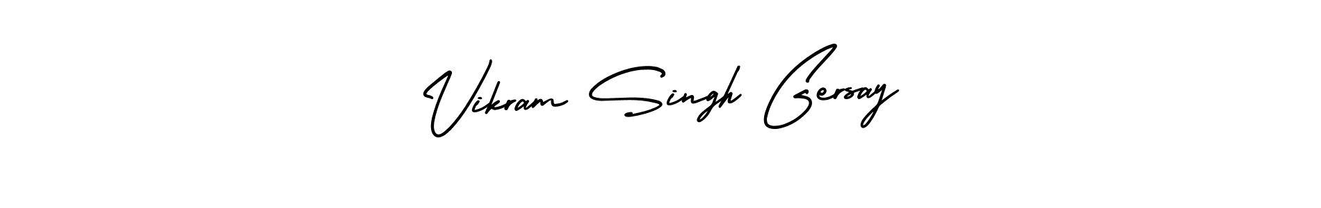 Create a beautiful signature design for name Vikram Singh Gersay. With this signature (AmerikaSignatureDemo-Regular) fonts, you can make a handwritten signature for free. Vikram Singh Gersay signature style 3 images and pictures png