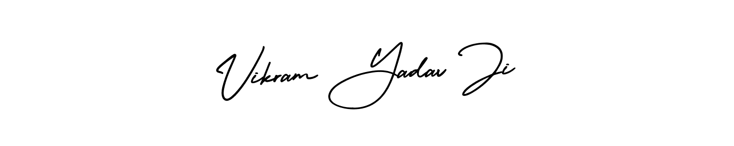 Make a beautiful signature design for name Vikram Yadav Ji. Use this online signature maker to create a handwritten signature for free. Vikram Yadav Ji signature style 3 images and pictures png