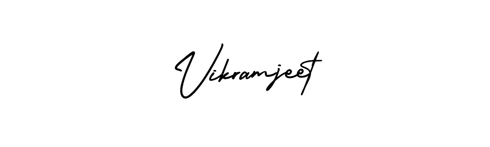 It looks lik you need a new signature style for name Vikramjeet. Design unique handwritten (AmerikaSignatureDemo-Regular) signature with our free signature maker in just a few clicks. Vikramjeet signature style 3 images and pictures png