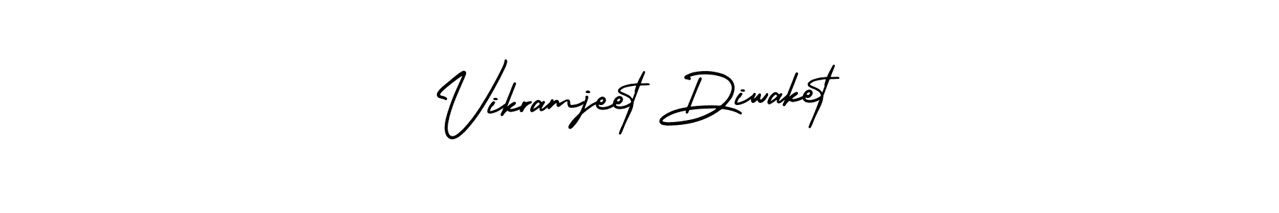 How to Draw Vikramjeet Diwaket signature style? AmerikaSignatureDemo-Regular is a latest design signature styles for name Vikramjeet Diwaket. Vikramjeet Diwaket signature style 3 images and pictures png