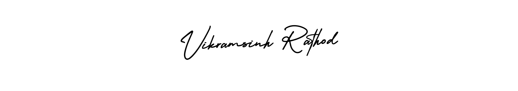 Also You can easily find your signature by using the search form. We will create Vikramsinh Rathod name handwritten signature images for you free of cost using AmerikaSignatureDemo-Regular sign style. Vikramsinh Rathod signature style 3 images and pictures png