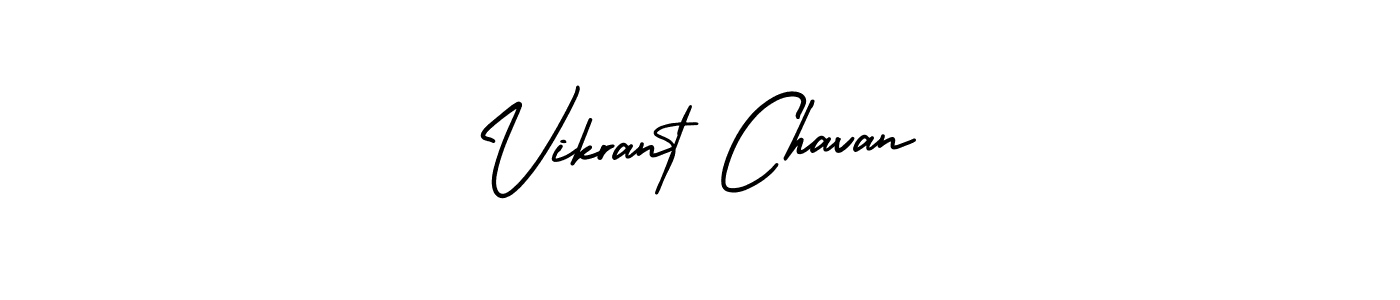 How to make Vikrant Chavan signature? AmerikaSignatureDemo-Regular is a professional autograph style. Create handwritten signature for Vikrant Chavan name. Vikrant Chavan signature style 3 images and pictures png